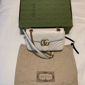 Unused GG Marmont small shoulder bag